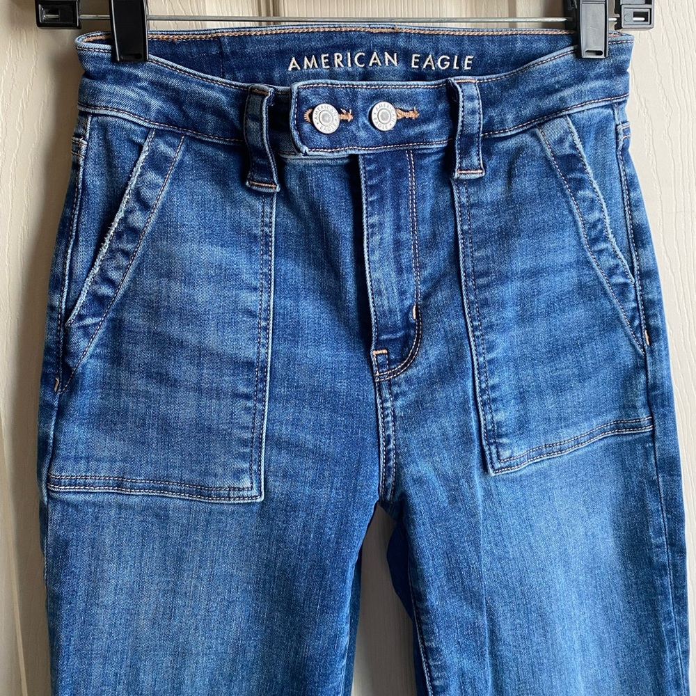 American Eagle Super High-Rise Flare jeans
